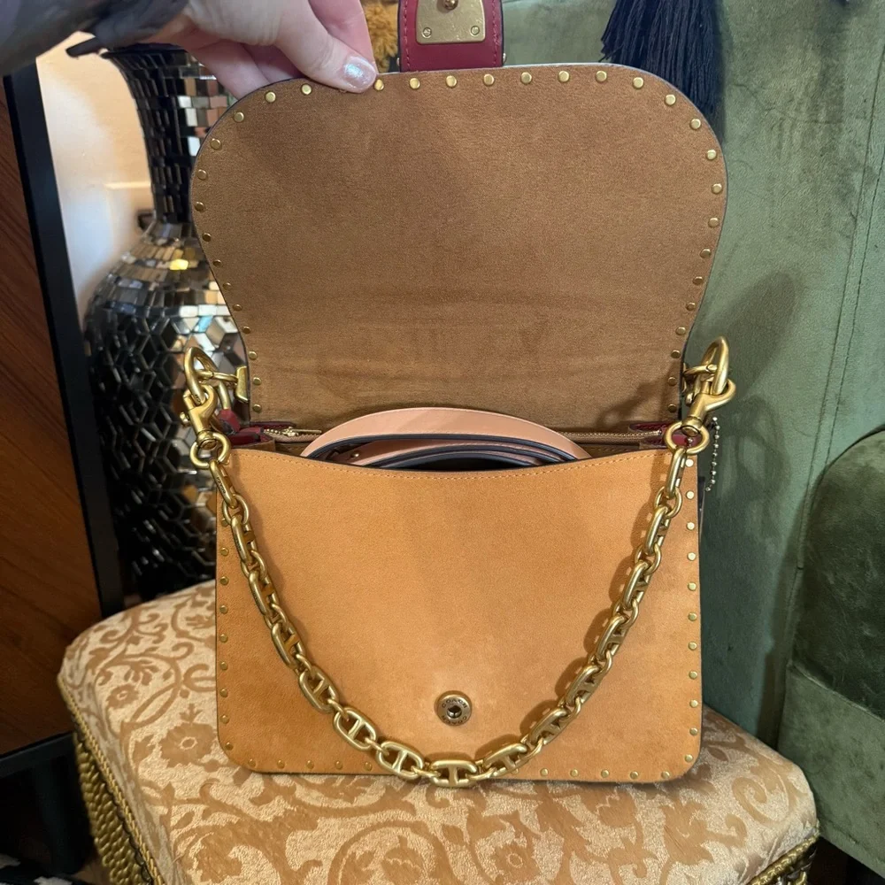 COACH Color block Beat Bag - Picture 7 of 15